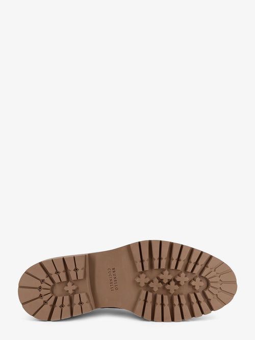 Brunello Cucinelli Suede ankle boots - Hazelnut