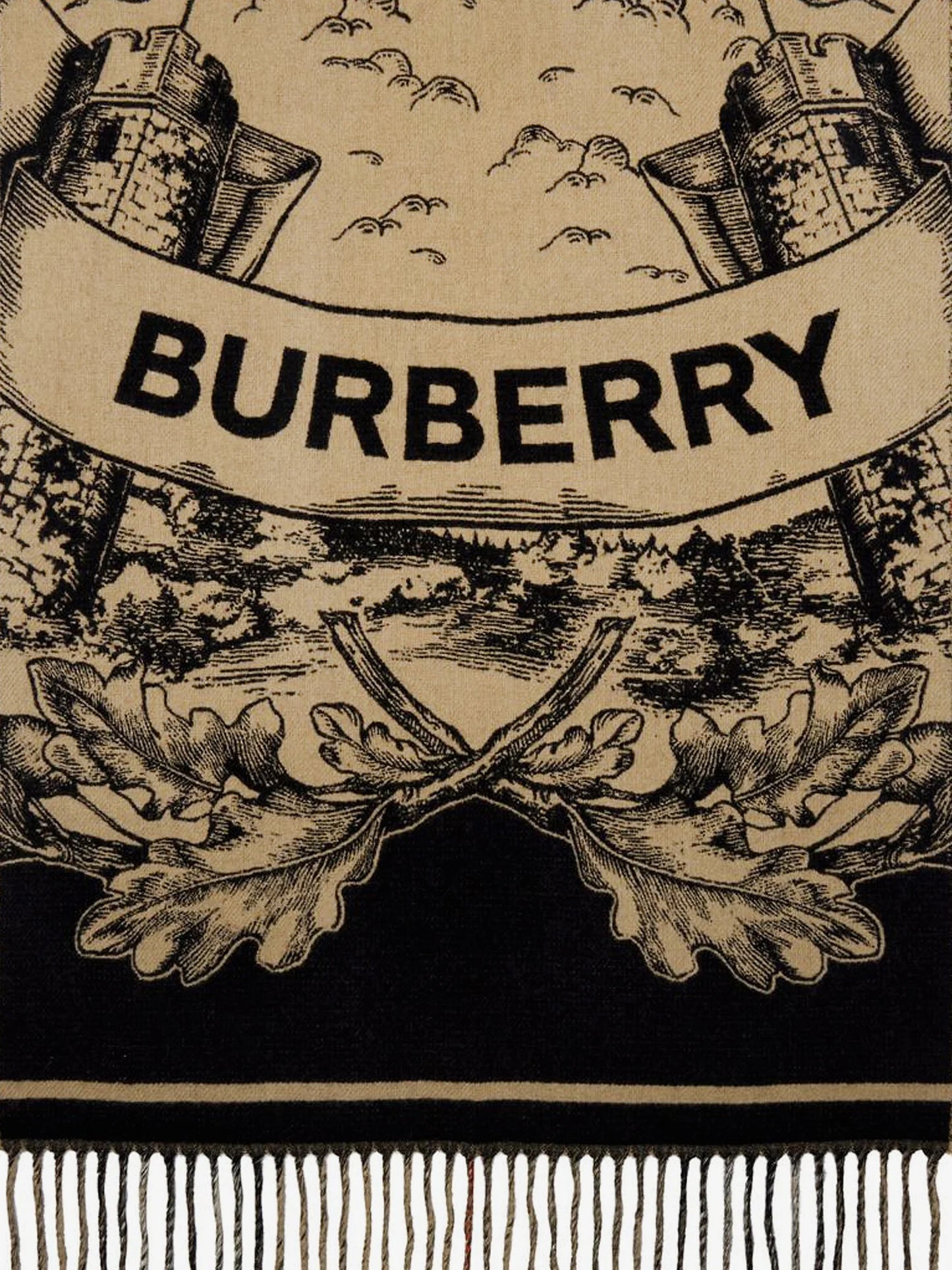 Burberry Gallant Knight Cashmere Scarf