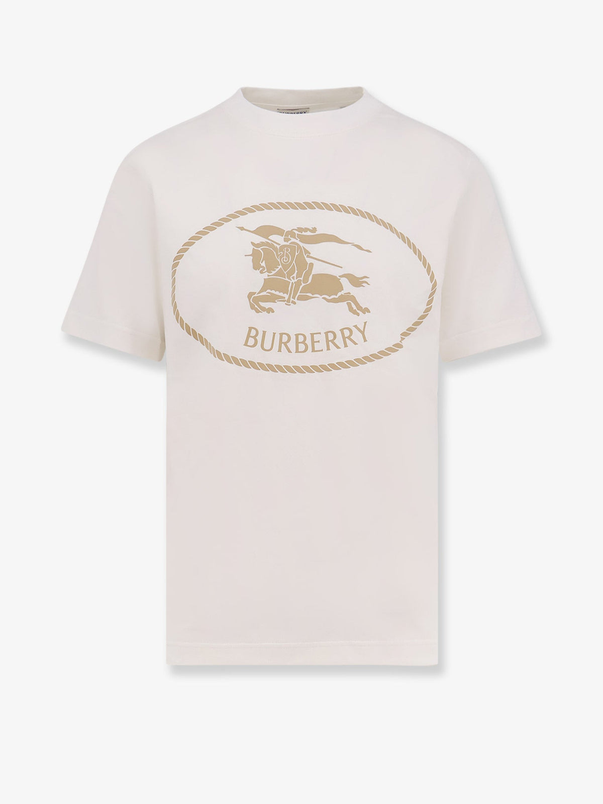 Burberry Seth organic cotton blend t-shirt - Chalk