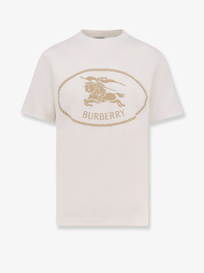 Burberry Seth organic cotton blend t-shirt - Chalk