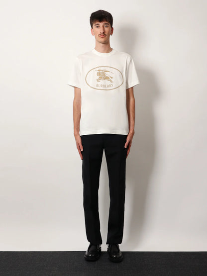 BURBERRY - Seth organic cotton blend t-shirt