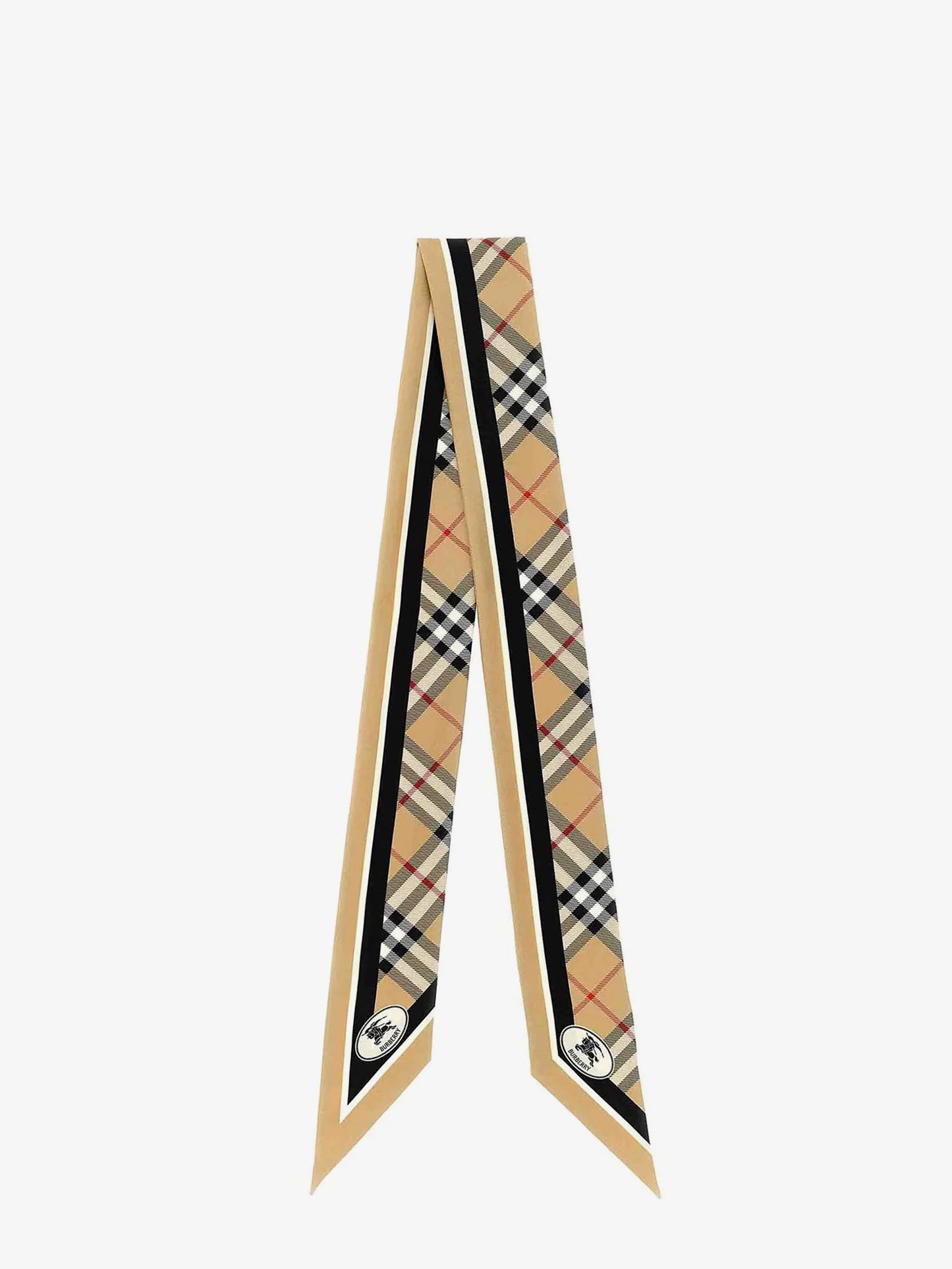 BURBERRY - Medium Check silk bandeau