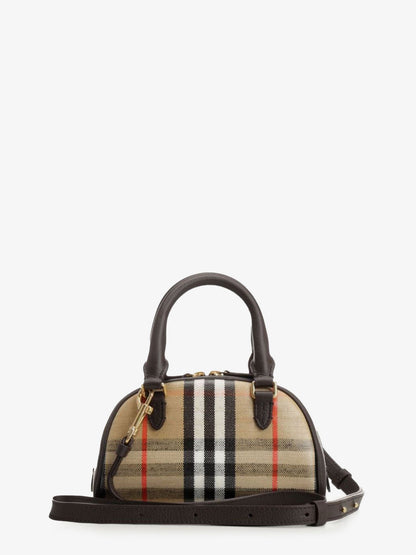 Burberry Highlands Mini Bowling WWW crossbody bag - Sand