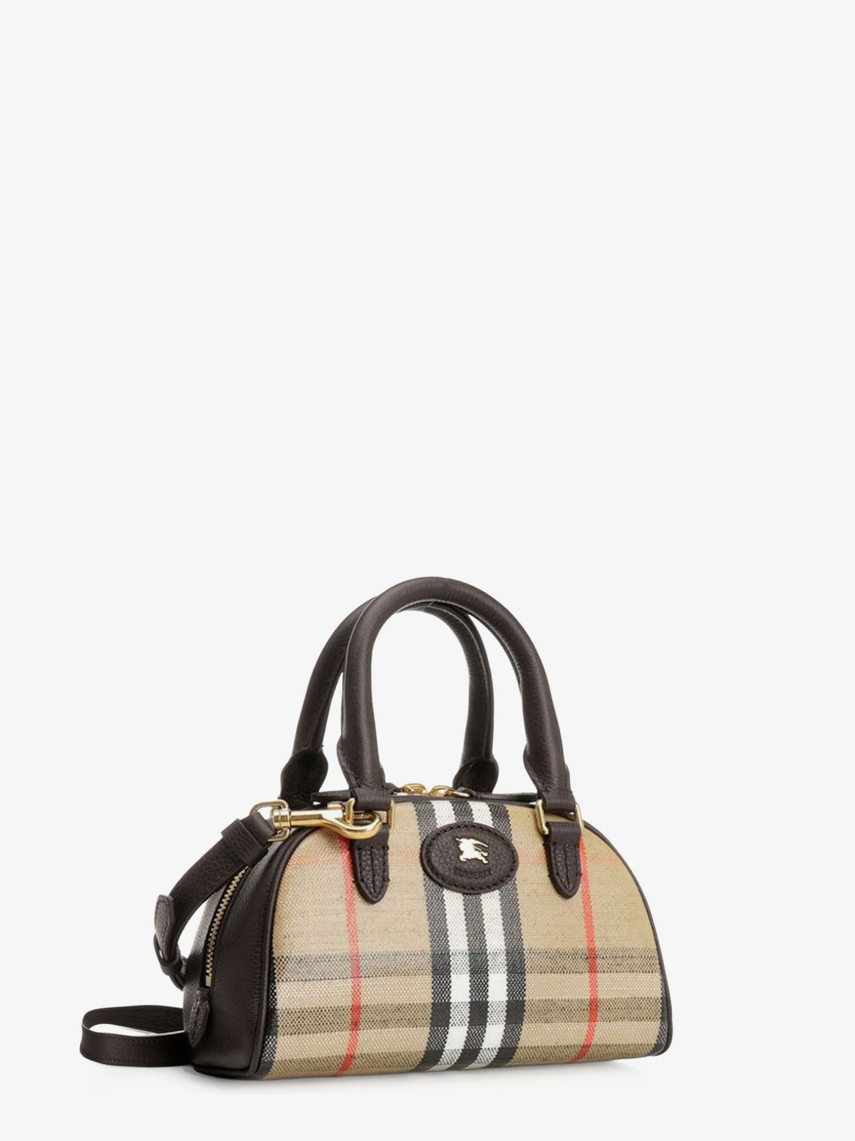 Burberry Highlands Mini Bowling WWW crossbody bag - Sand