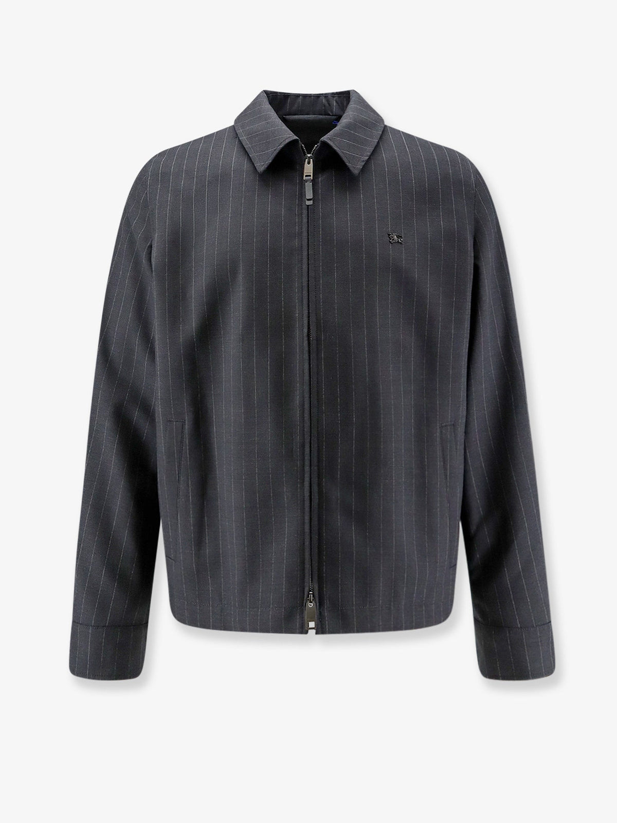 Burberry Bloomsbury wool jacket - Iron Grey Stripe