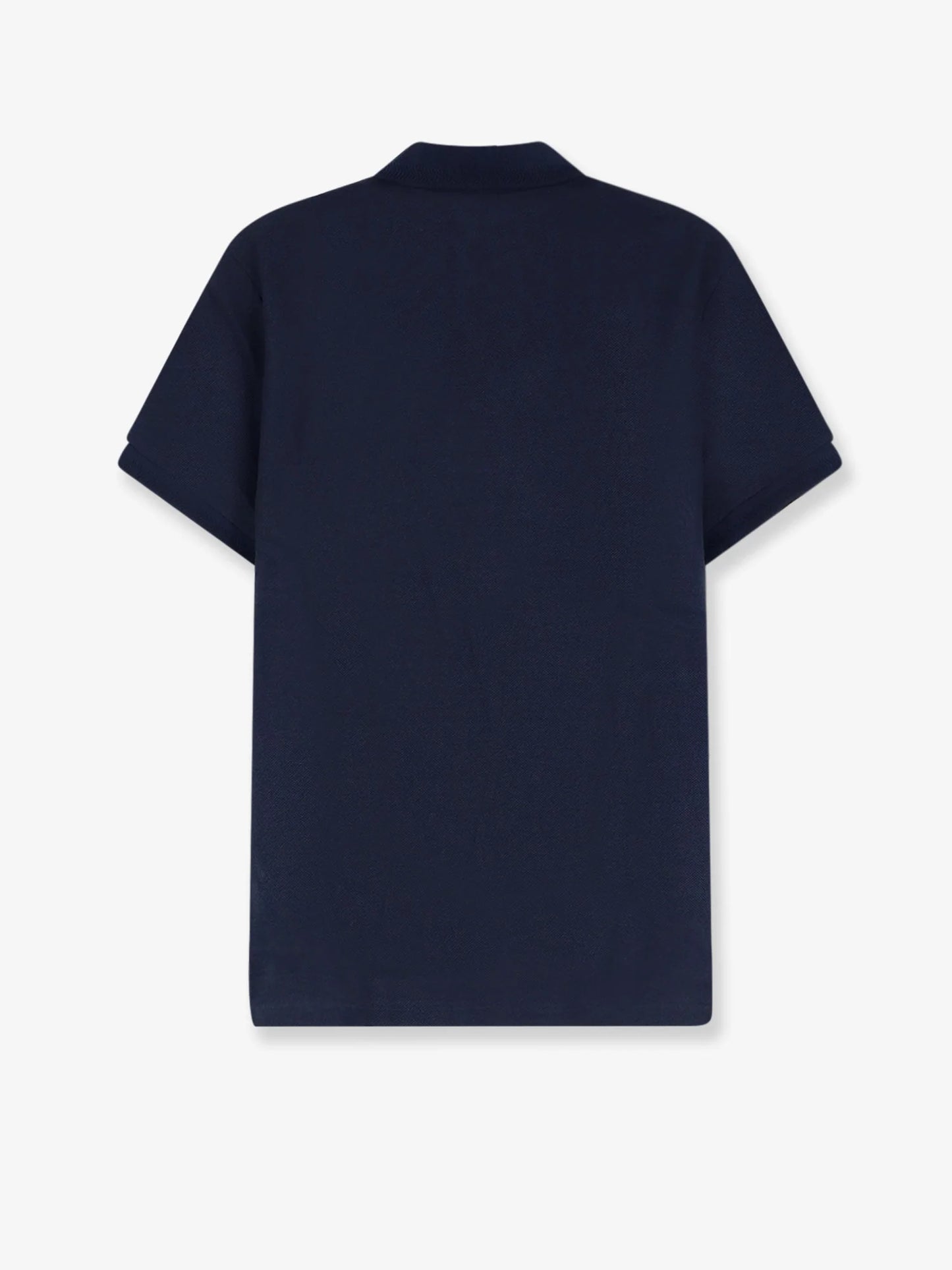 BURBERRY - Cotton polo shirt with embroidered logo