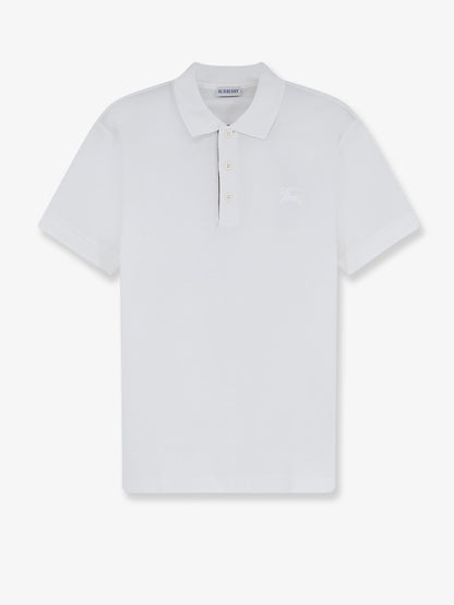 Burberry Organic cotton polo shirt - White