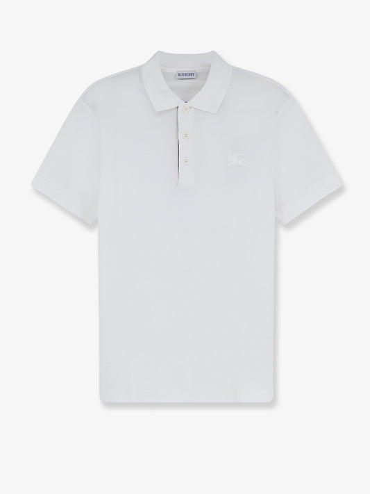 Burberry Organic cotton polo shirt - White