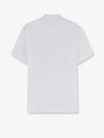 Burberry Organic cotton polo shirt - White