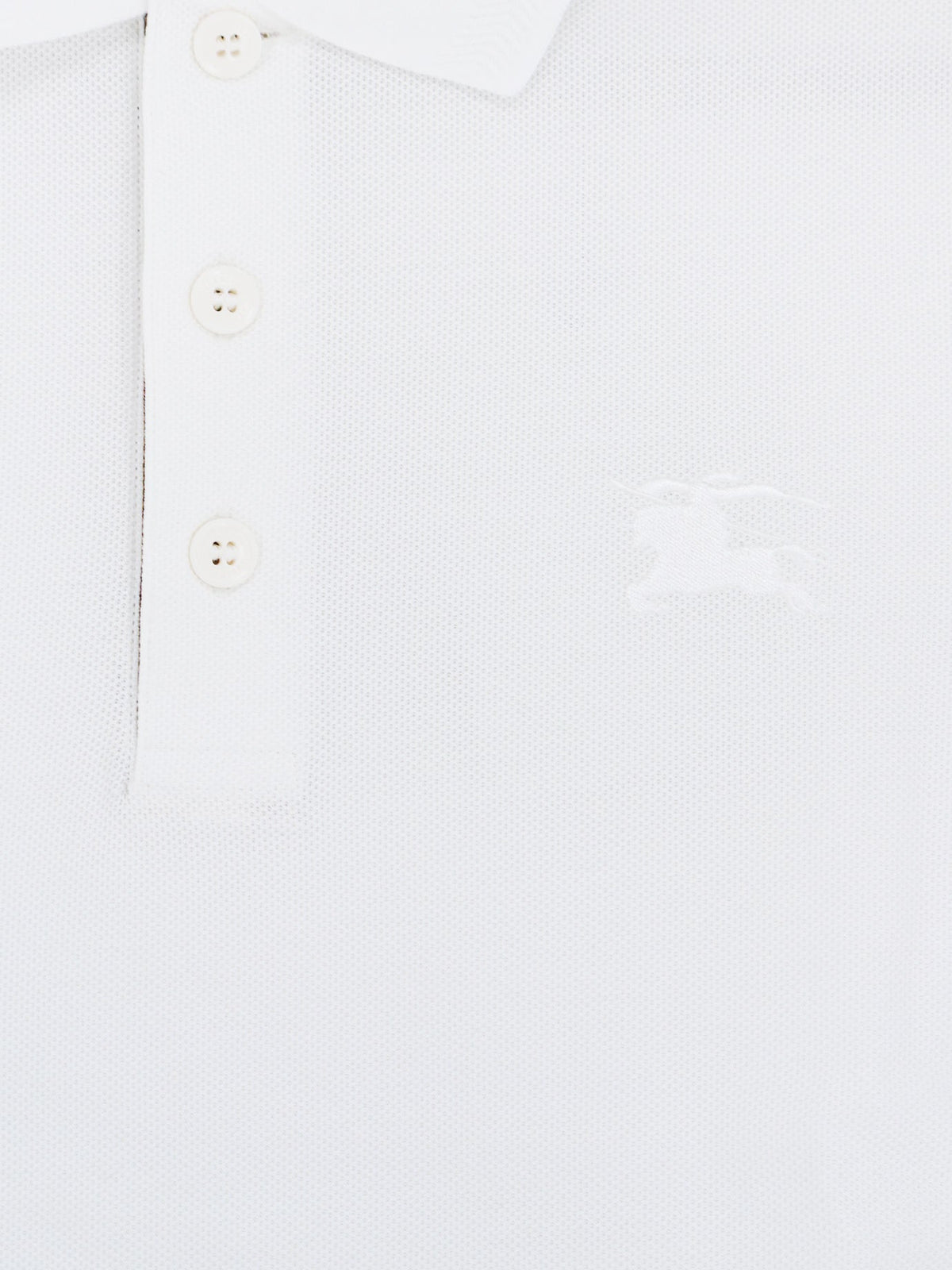 Burberry Organic cotton polo shirt - White