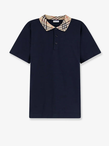 BURBERRY - Cotton polo shirt
