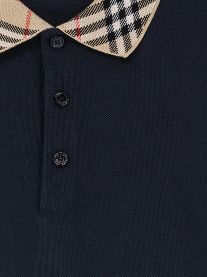 BURBERRY - Cotton polo shirt