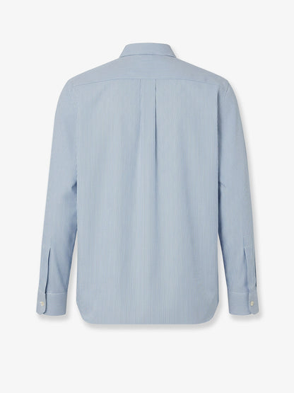 Burberry Striped cotton shirt - Sunbleached Blue
