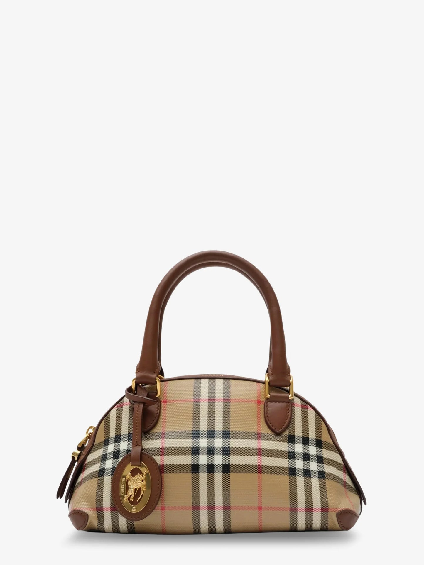BURBERRY - Primrose Mini coated canvas handbag