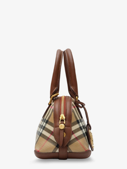 Burberry Primrose Mini coated canvas handbag - Archive Beige