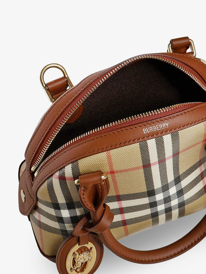 Burberry Primrose Mini coated canvas handbag - Archive Beige