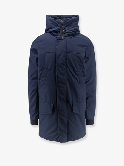 Canada Goose Langford nylon and cotton jacket with hood - Atlanticnavy