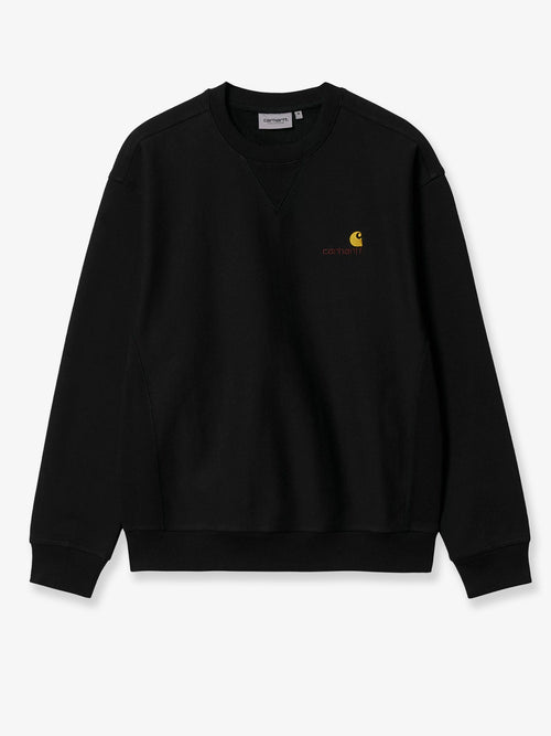 Carhartt WIP American script cotton blend sweatshirt - Nero