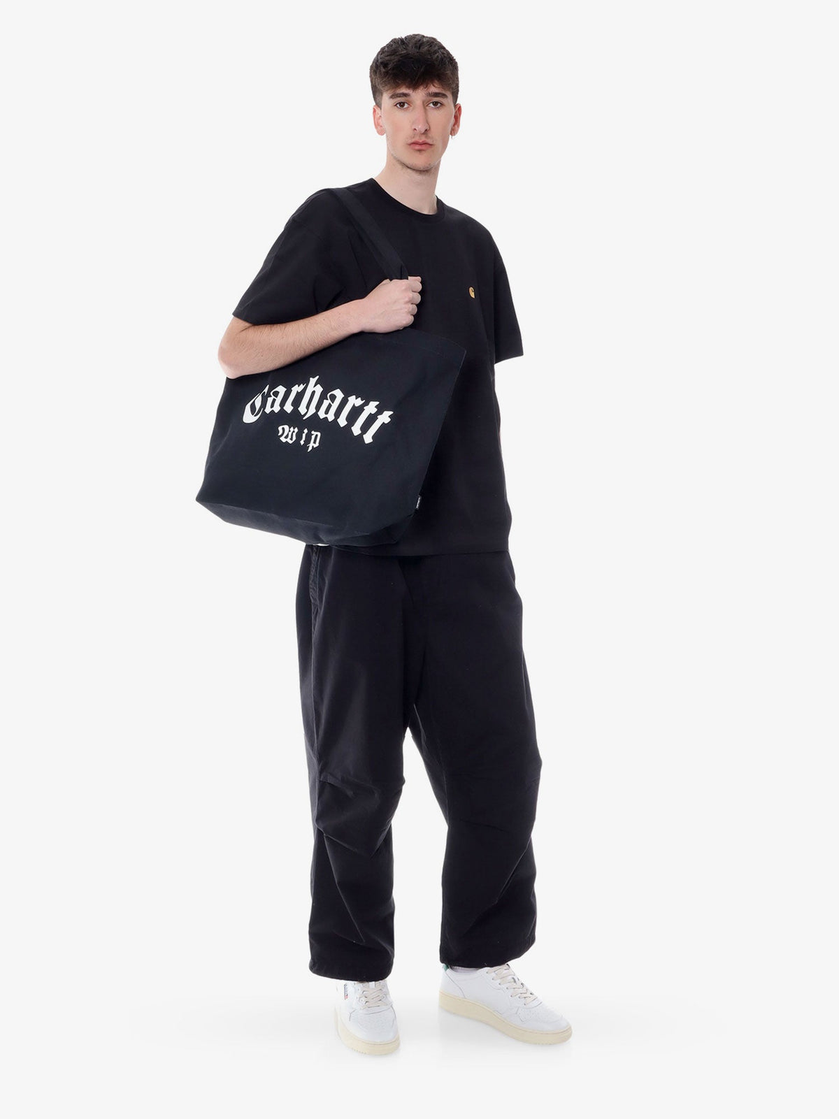 Carhartt WIP Cotton t-shirt - Nero/Oro
