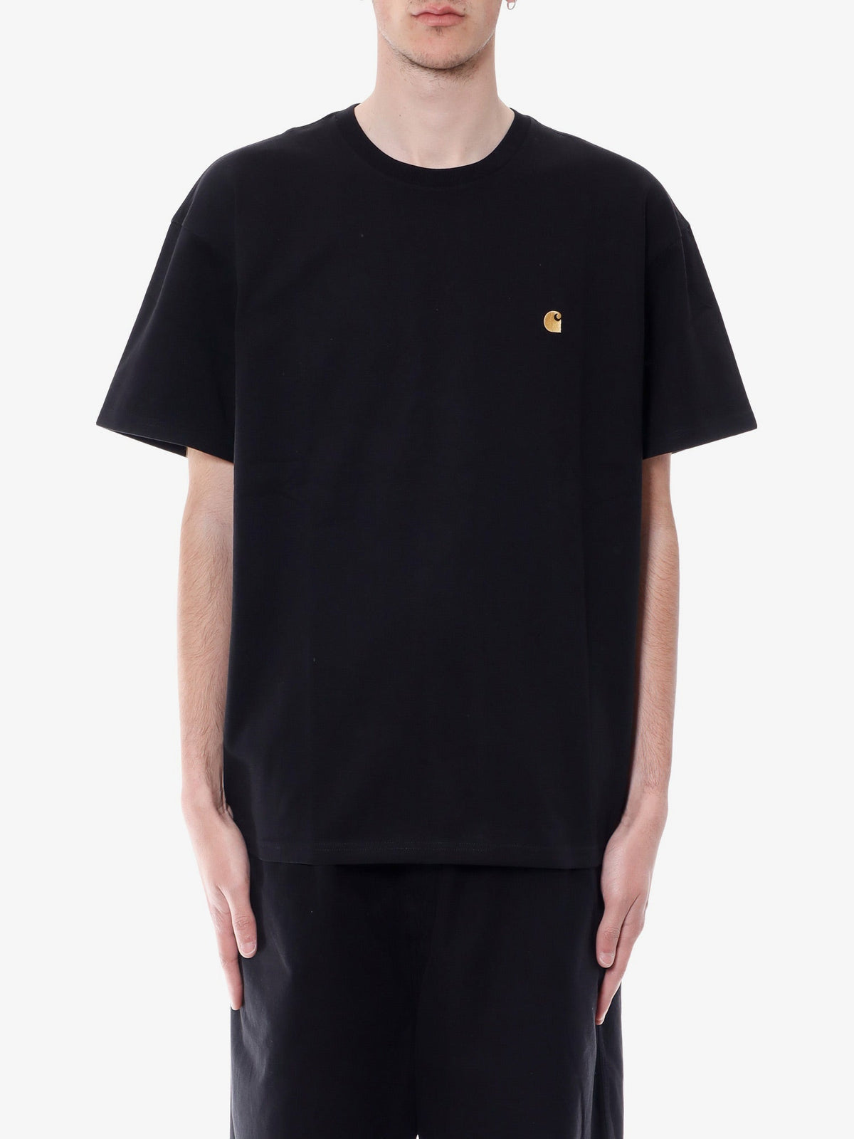 Carhartt WIP Cotton t-shirt - Nero/Oro
