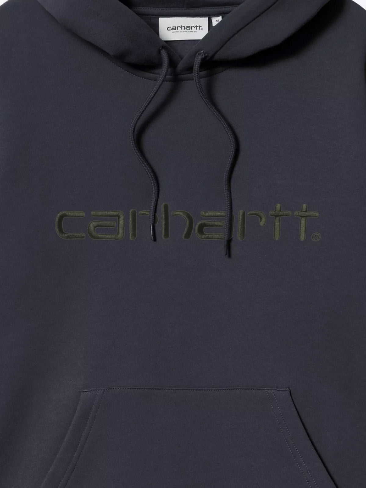 Carhartt WIP Cotton blend hoodie - Darknavy