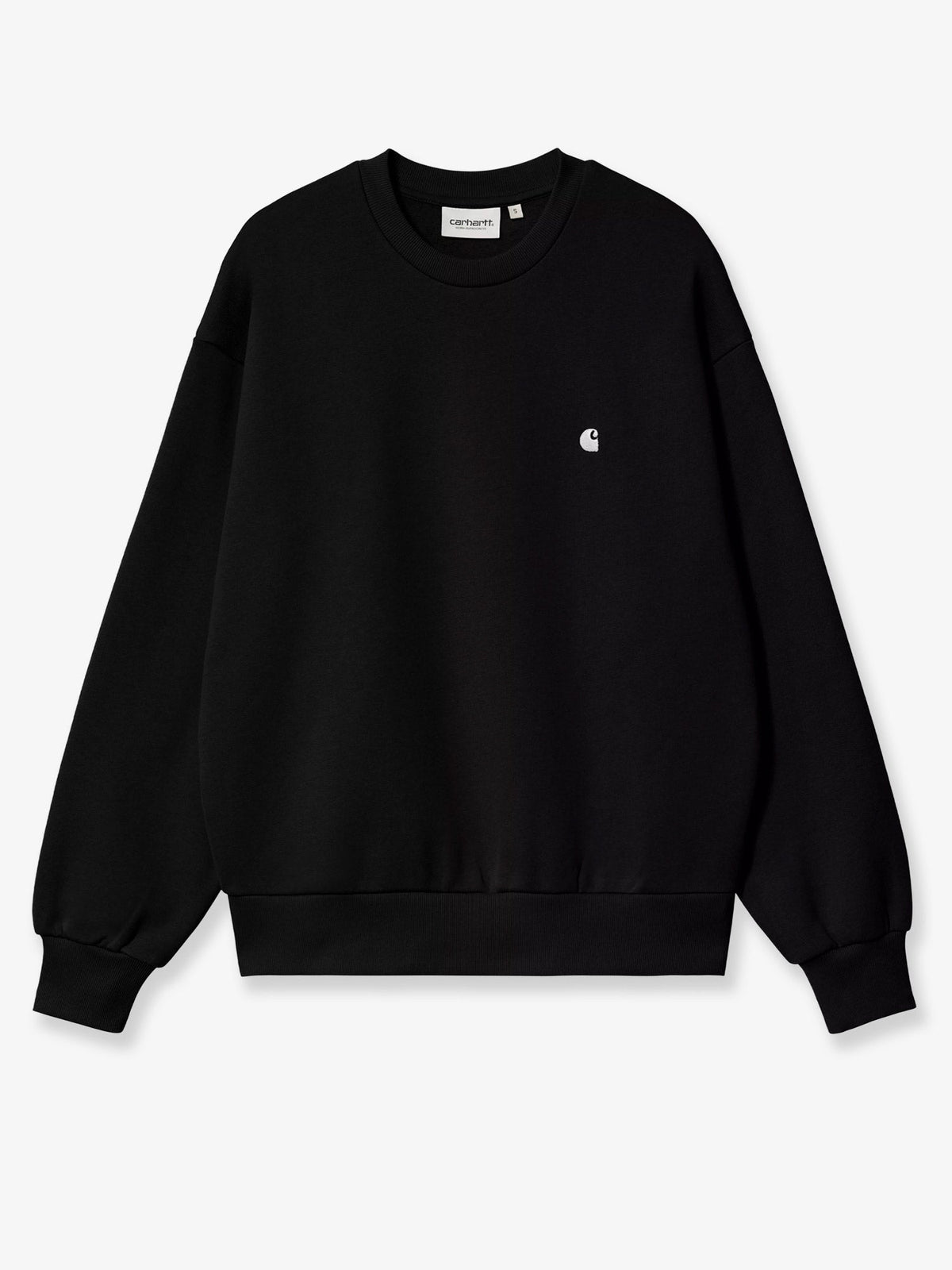 Carhartt WIP Casey cotton sweatshirt - Blacksilver