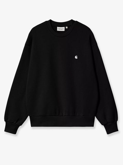 Carhartt WIP Casey cotton sweatshirt - Blacksilver