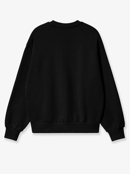 Carhartt WIP Casey cotton sweatshirt - Blacksilver