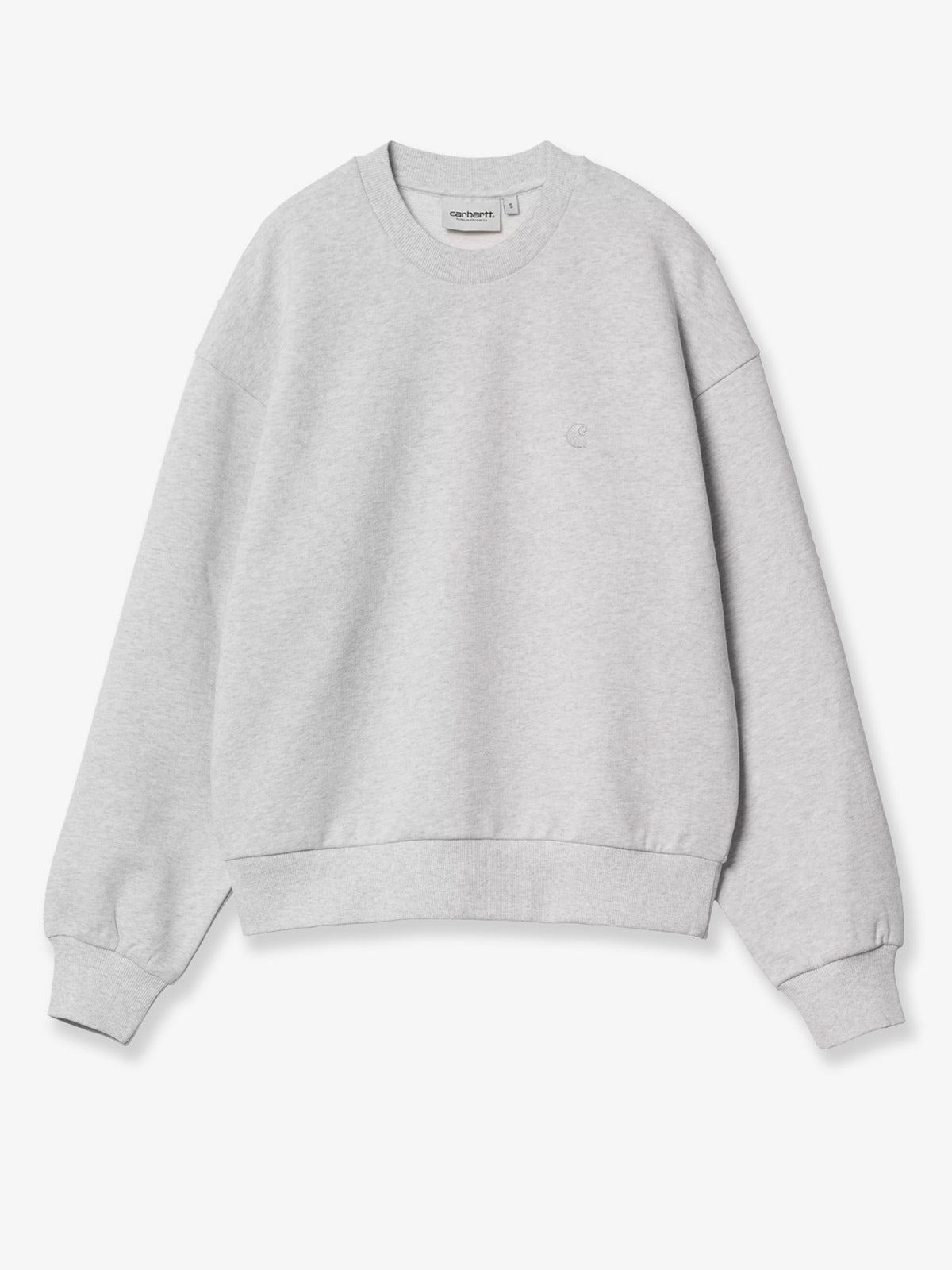 Carhartt WIP Casey cotton sweatshirt - Ashheatersilver
