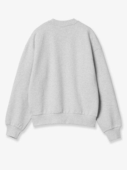 Carhartt WIP Casey cotton sweatshirt - Ashheatersilver