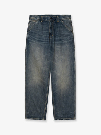 Carhartt WIP Washed-out blue denim jeans