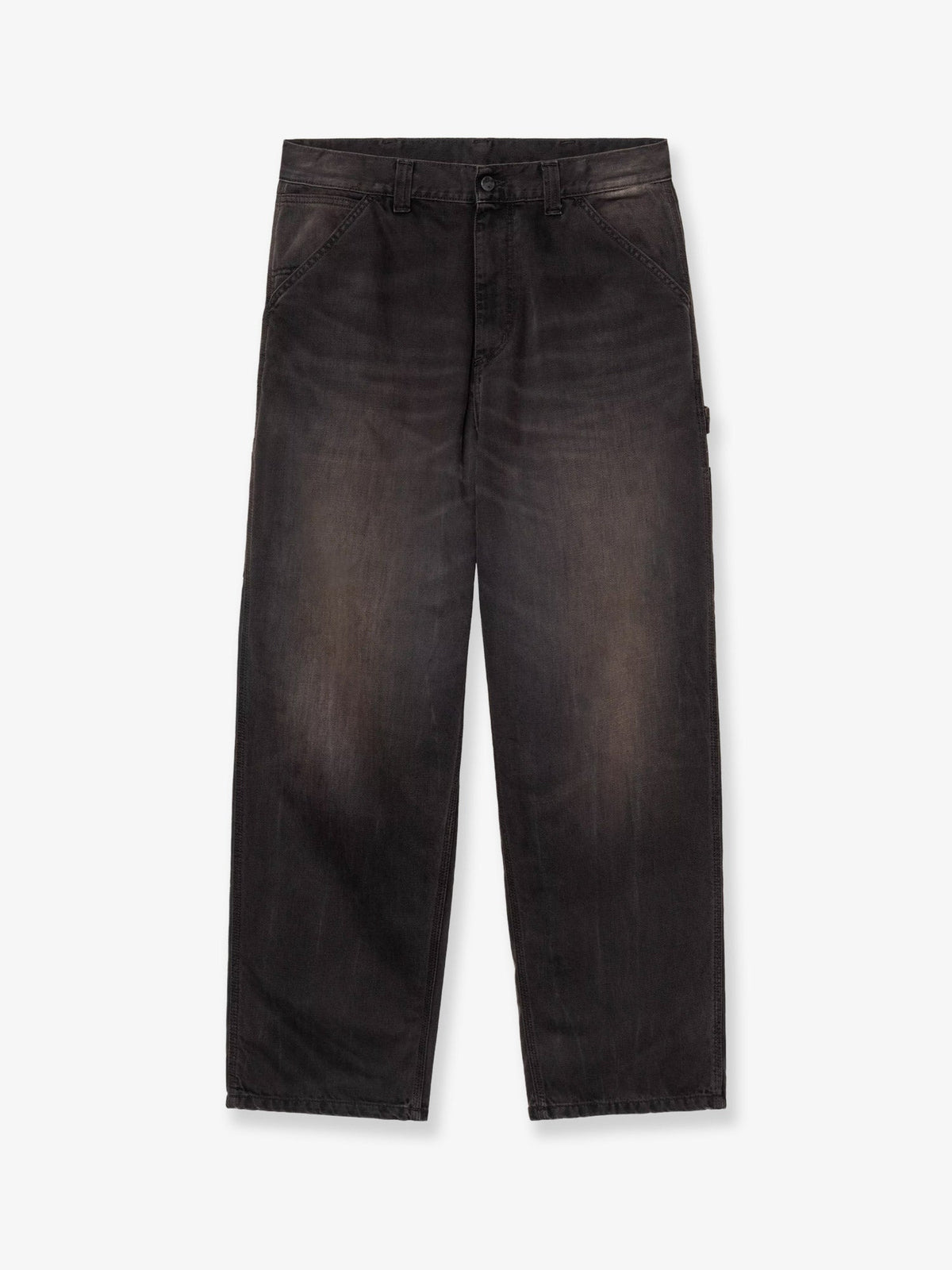 Carhartt WIP Washed-out black denim jeans - Blacktobacco