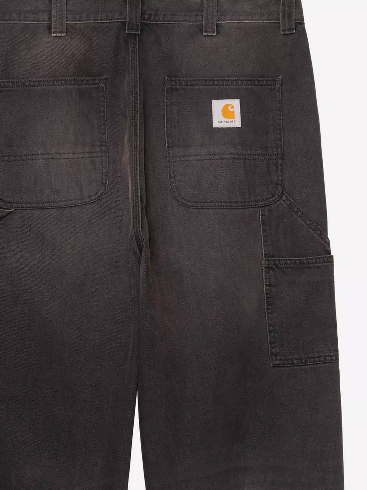 Carhartt WIP Washed-out black denim jeans - Blacktobacco