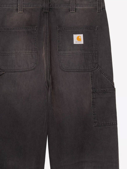 Carhartt WIP Washed-out black denim jeans - Blacktobacco