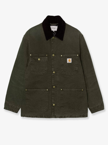 Carhartt WIP OG Chore Coat padded jacket in organic cotton - Ravenblack