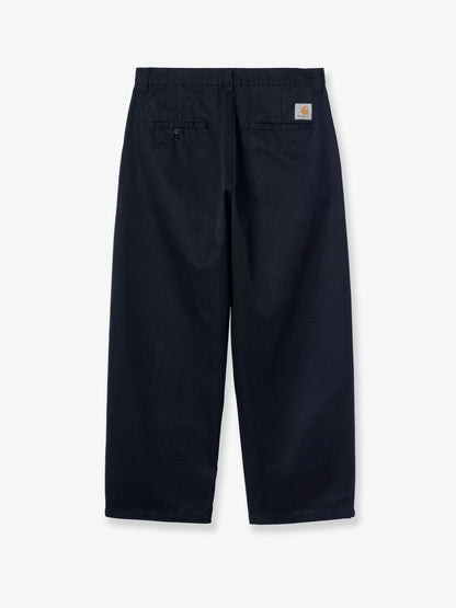 Carhartt WIP Brady Pant Cotton Trousers - Darknavy