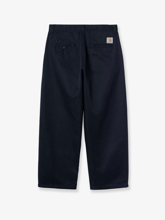 Carhartt WIP Brady Pant Cotton Trousers - Darknavy