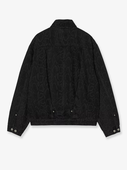 Carhartt WIP Belmar black denim jacket - Snakecamo