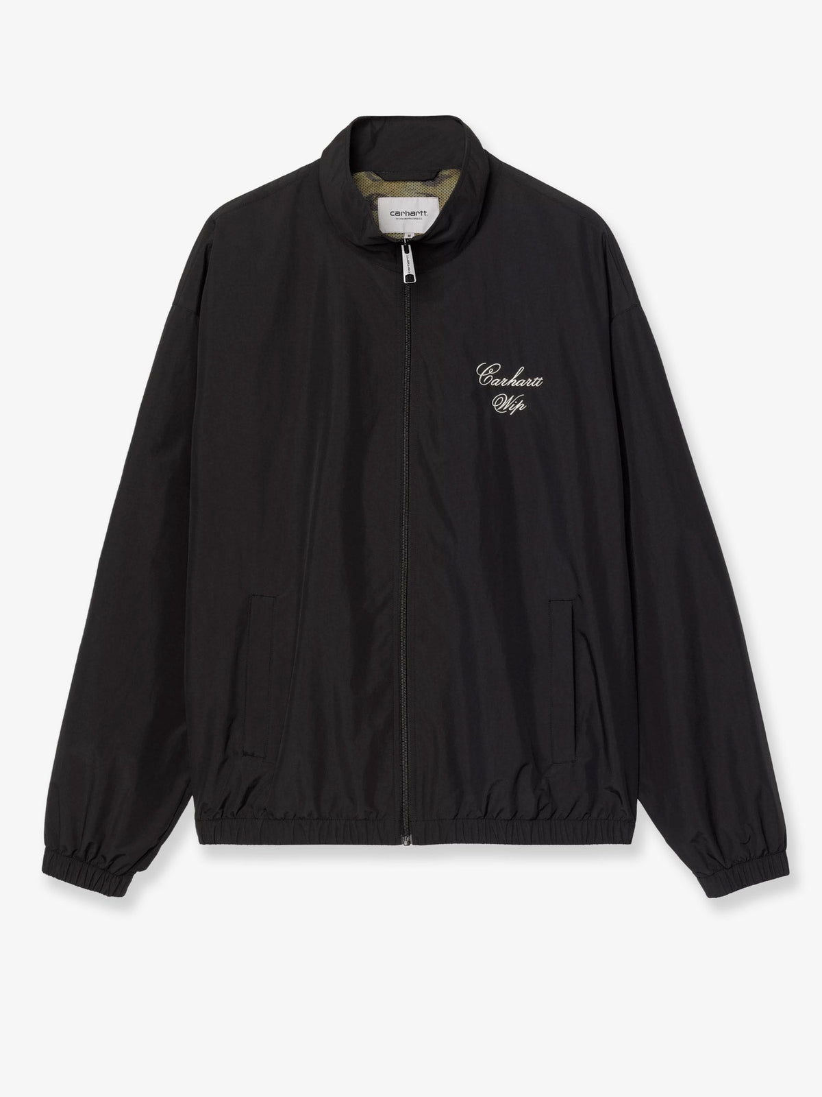 Carhartt WIP Travon water-repellent nylon  jacket with embroidered logo on the front - Blackwax