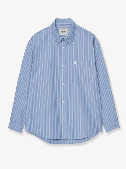 Carhartt WIP Keene Striped Cotton Shirt L/S - Keenestripe