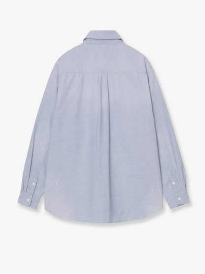 Carhartt WIP Painter cotton shirt with used effect - Blue