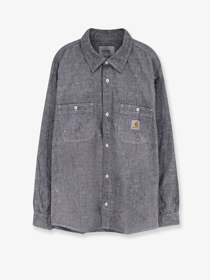 Carhartt WIP Painter used effect cotton shirt - Black