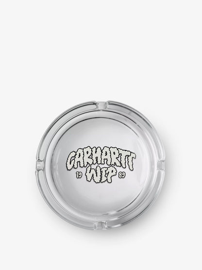 Carhartt WIP Cloud Script Glass Ashtray - Clear