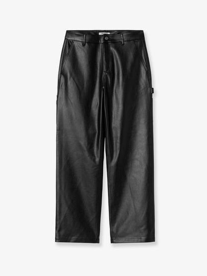 Carhartt WIP Women's Arizona faux leather trousers - Black