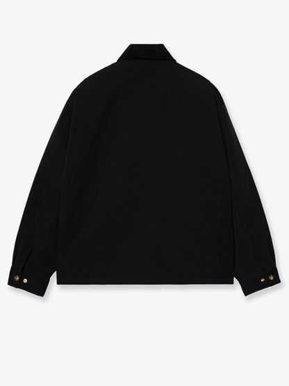 Carhartt WIP Quentin nylon jacket with embroidered logo on the front - Black
