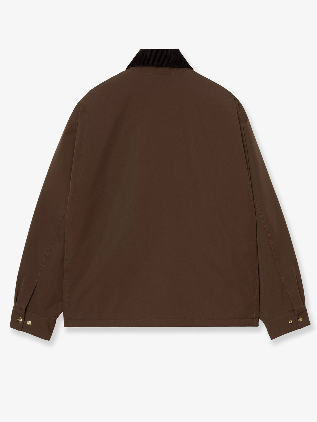 Carhartt WIP Quentin nylon jacket with embroidered logo on the front - Tobaccoblack
