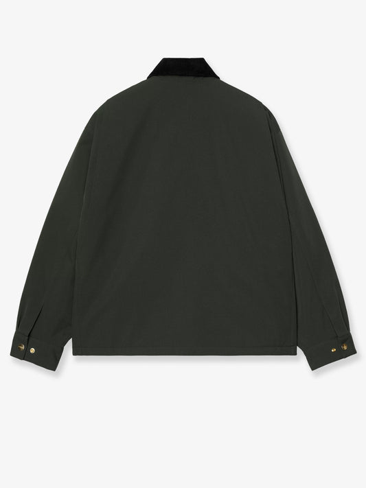 Carhartt WIP Quentin nylon jacket with embroidered logo on the front - Ravenblack