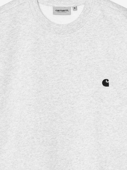 Carhartt WIP Mack cotton-blend sweatshirt - Ashheaterblack