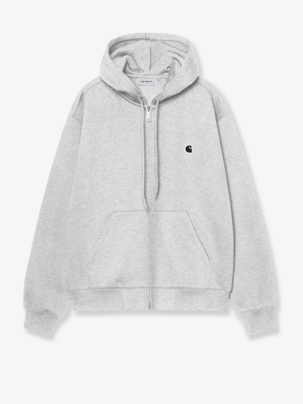 Carhartt WIP Mack Jacket melange cotton hoodie - Ashheaterblack