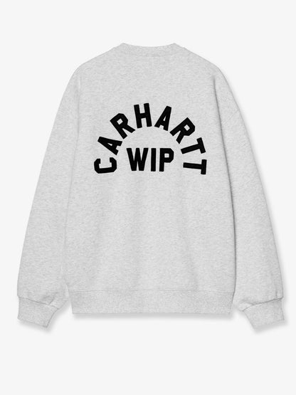 Carhartt WIP Arch Script cotton blend sweatshirt - Ashheaterblack